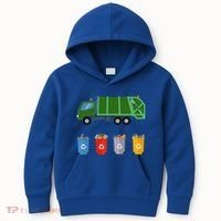 Recycling Rash Ruck Garbage Ruck Kids Hoodie thumb 0