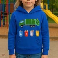 Recycling Rash Ruck Garbage Ruck Kids Hoodie thumb 3