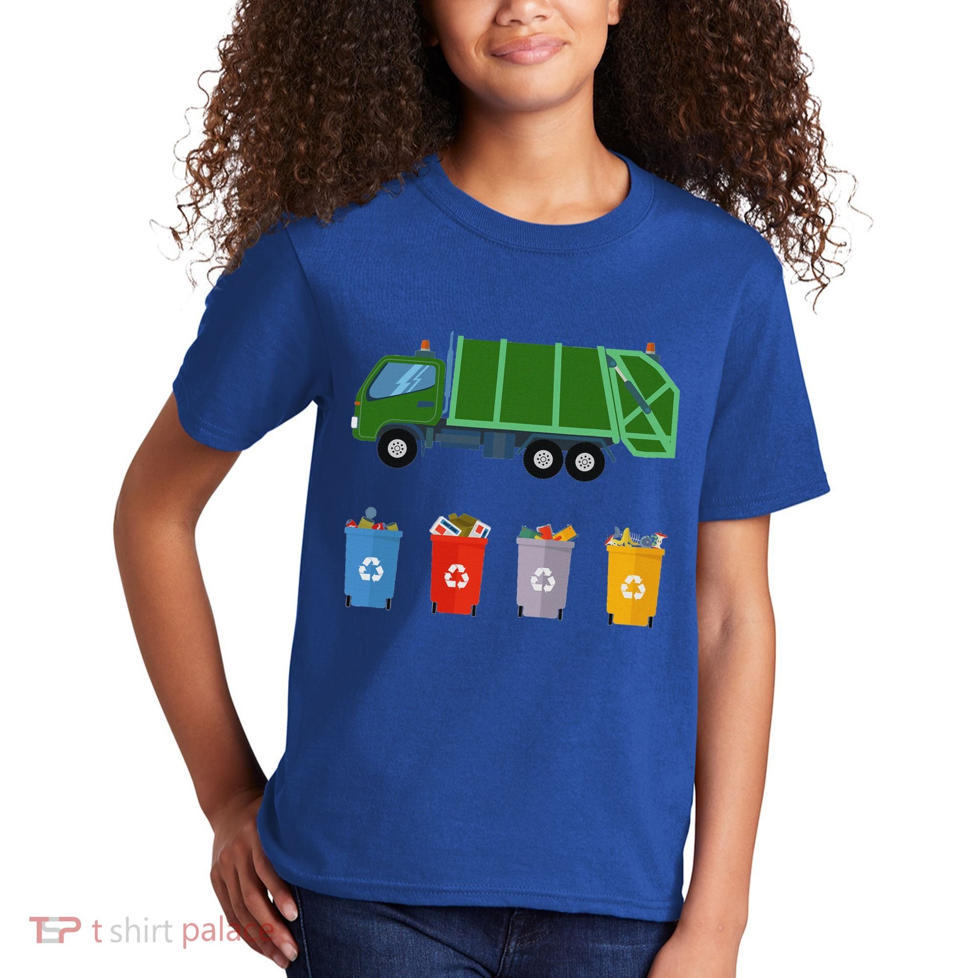 Recycling Rash Ruck Garbage Ruck Kids T-Shirt