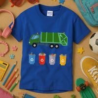 Recycling Rash Ruck Garbage Ruck Kids T-Shirt thumb 3