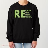 Recycle Reuse Renew Rethink Women's Sweatshirt thumb 0