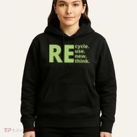 Recycle Reuse Renew Rethink Hoodie thumb 5