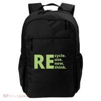 Recycle Reuse Renew Rethink Backpack thumb 0