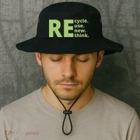 Recycle Reuse Renew Rethink Bucket Hat thumb 2