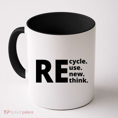 Recycle Reuse Renew Rethink Coffee Mug