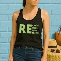 Recycle Reuse Renew Rethink Women's Tank Top thumb 2