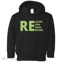 Recycle Reuse Renew Rethink Toddler Hoodie thumb 0