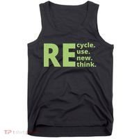 Recycle Reuse Renew Rethink Tank Top thumb 0
