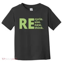 Recycle Reuse Renew Rethink Toddler T-Shirt thumb 0
