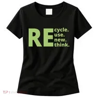 Recycle Reuse Renew Rethink Women's T-Shirt thumb 0