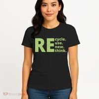 Recycle Reuse Renew Rethink Women's T-Shirt thumb 4