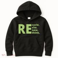 Recycle Reuse Renew Rethink Kids Hoodie thumb 0