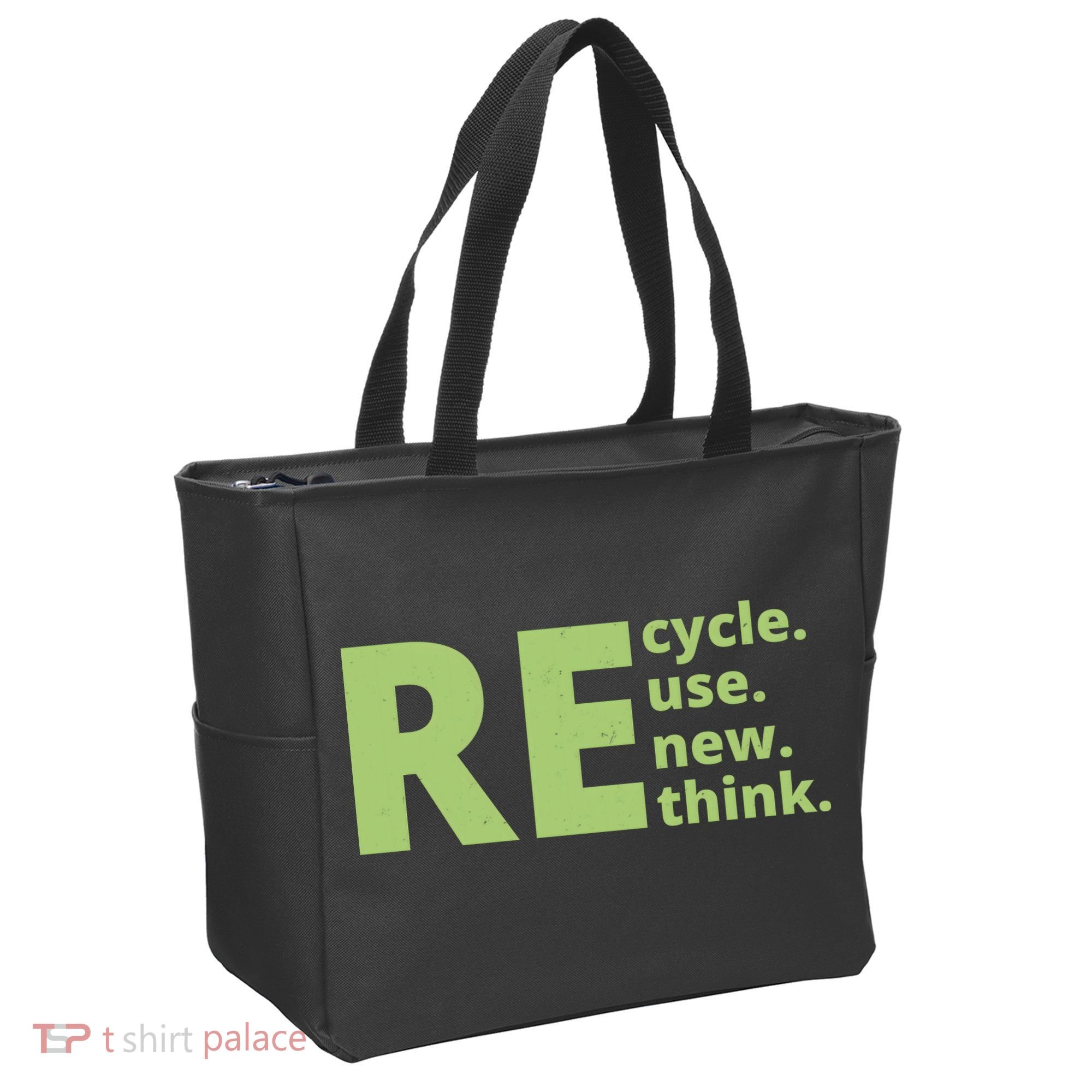 Recycle Reuse Renew Rethink Tote Bag