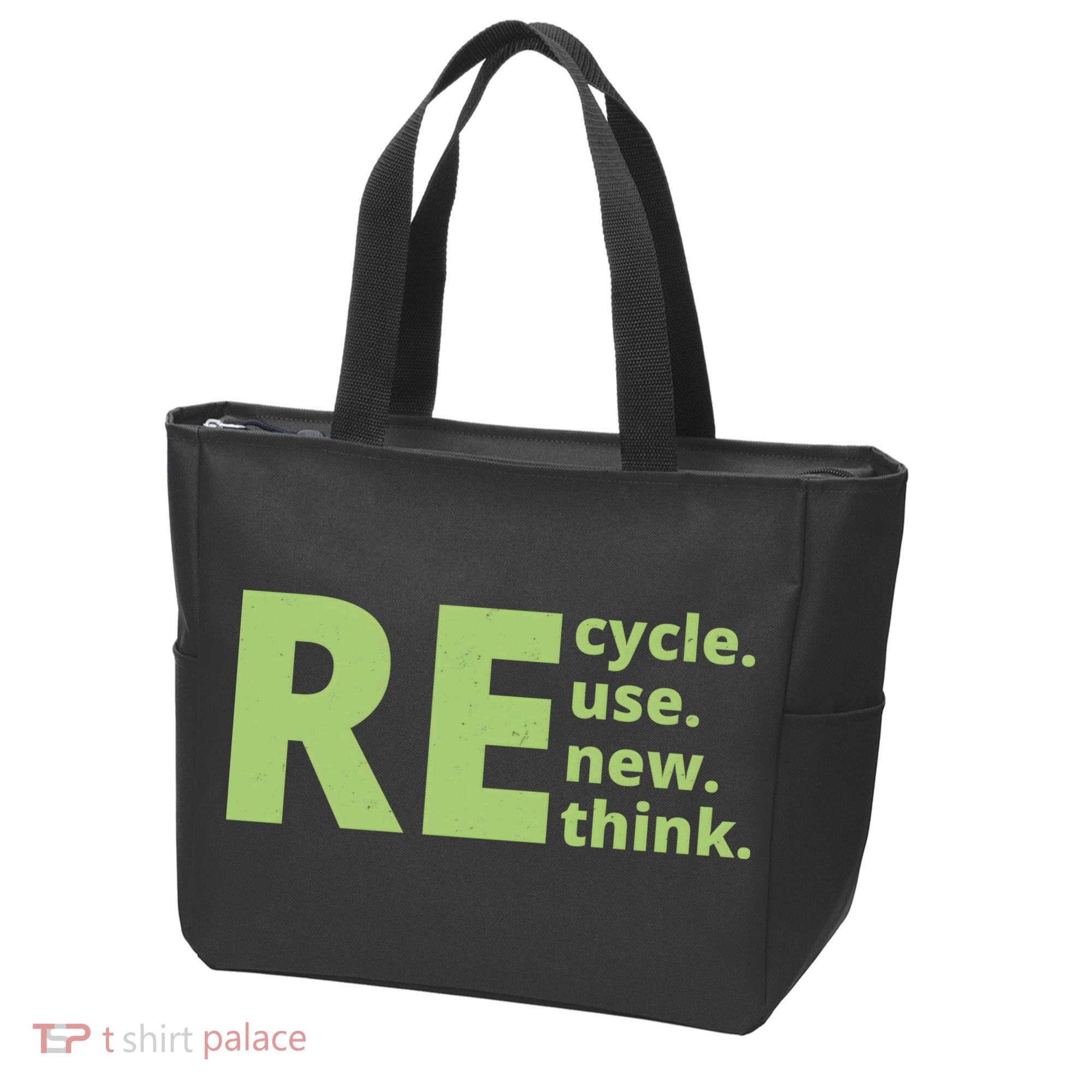 Recycle Reuse Renew Rethink Tote Bag