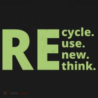 Recycle Reuse Renew Rethink Tote Bag thumb 4