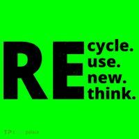 Recycle Reuse Renew Rethink Mousepad thumb 1