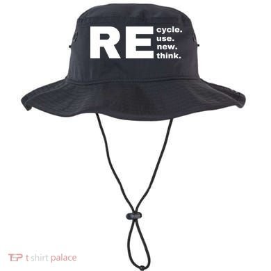 Recycle Reuse Renew Rethink Crisis Environmental Activism Earth Day Bucket Hat