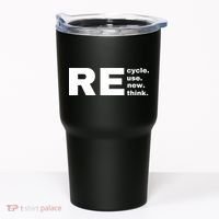 Recycle Reuse Renew Rethink Crisis Environmental Activism Earth Day Tumbler thumb 0