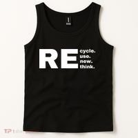 Recycle Reuse Renew Rethink Crisis Environmental Activism Earth Day Tank Top thumb 2