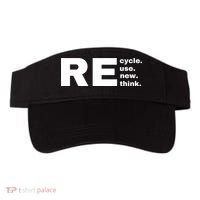 Recycle Reuse Renew Rethink Crisis Environmental Activism Earth Day Visor thumb 0