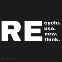 Recycle Reuse Renew Rethink Crisis Environmental Activism Earth Day Visor thumb 3