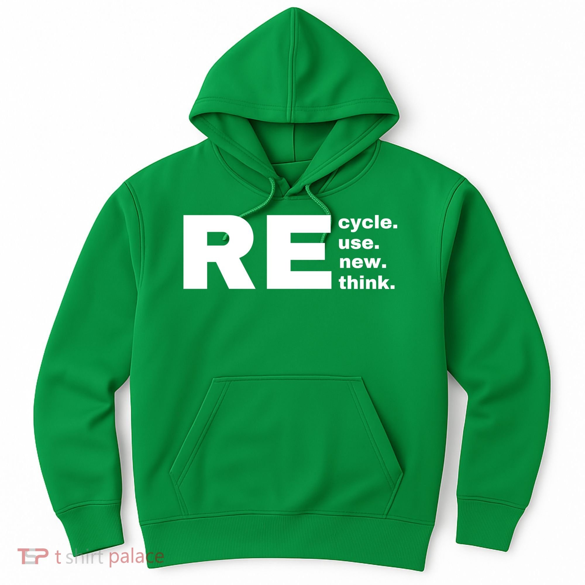 Recycle Reuse Renew Rethink Crisis Environmental Activism Earth Day Hoodie