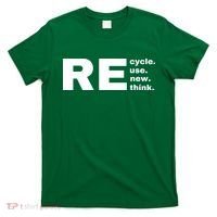 Recycle Reuse Renew Rethink Crisis Environmental Activism Earth Day T-Shirt thumb 0