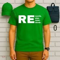 Recycle Reuse Renew Rethink Crisis Environmental Activism Earth Day T-Shirt thumb 6