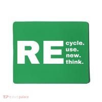 Recycle Reuse Renew Rethink Crisis Environmental Activism Earth Day Mousepad thumb 0