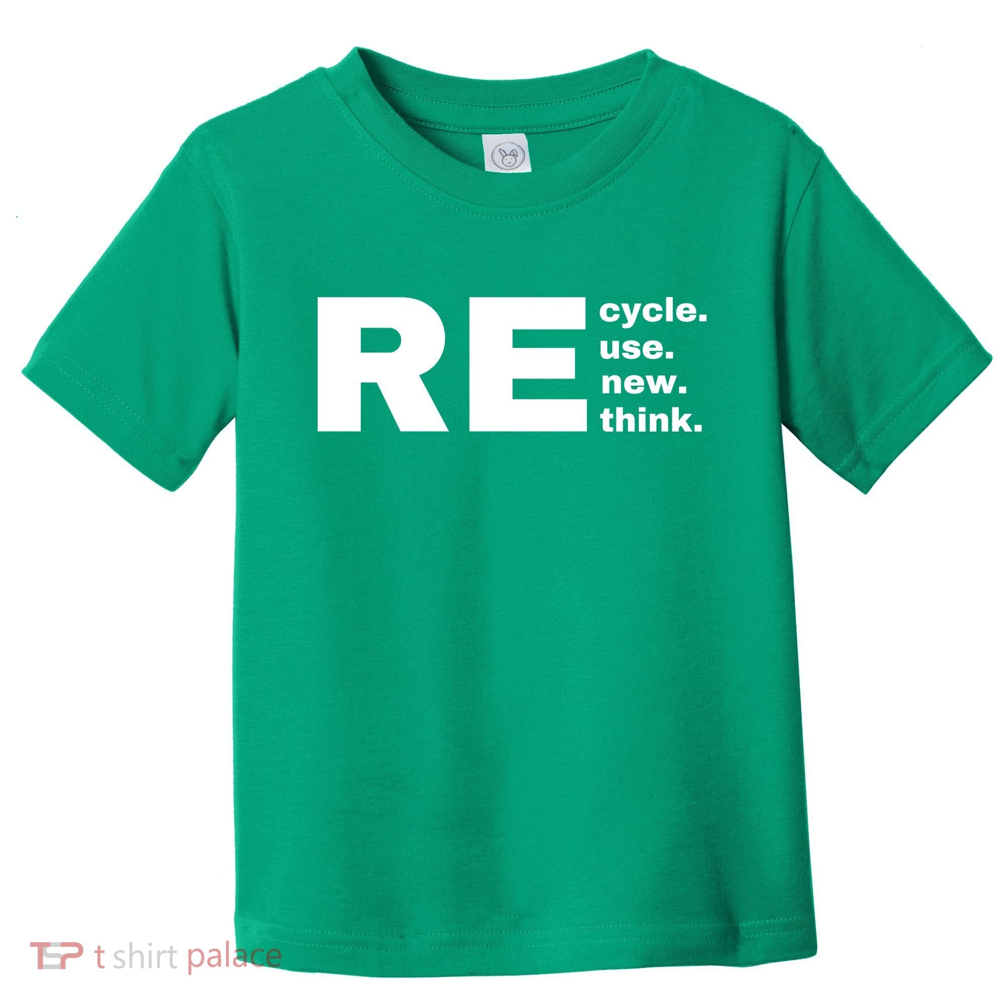 Recycle Reuse Renew Rethink Crisis Environmental Activism Earth Day Toddler T-Shirt