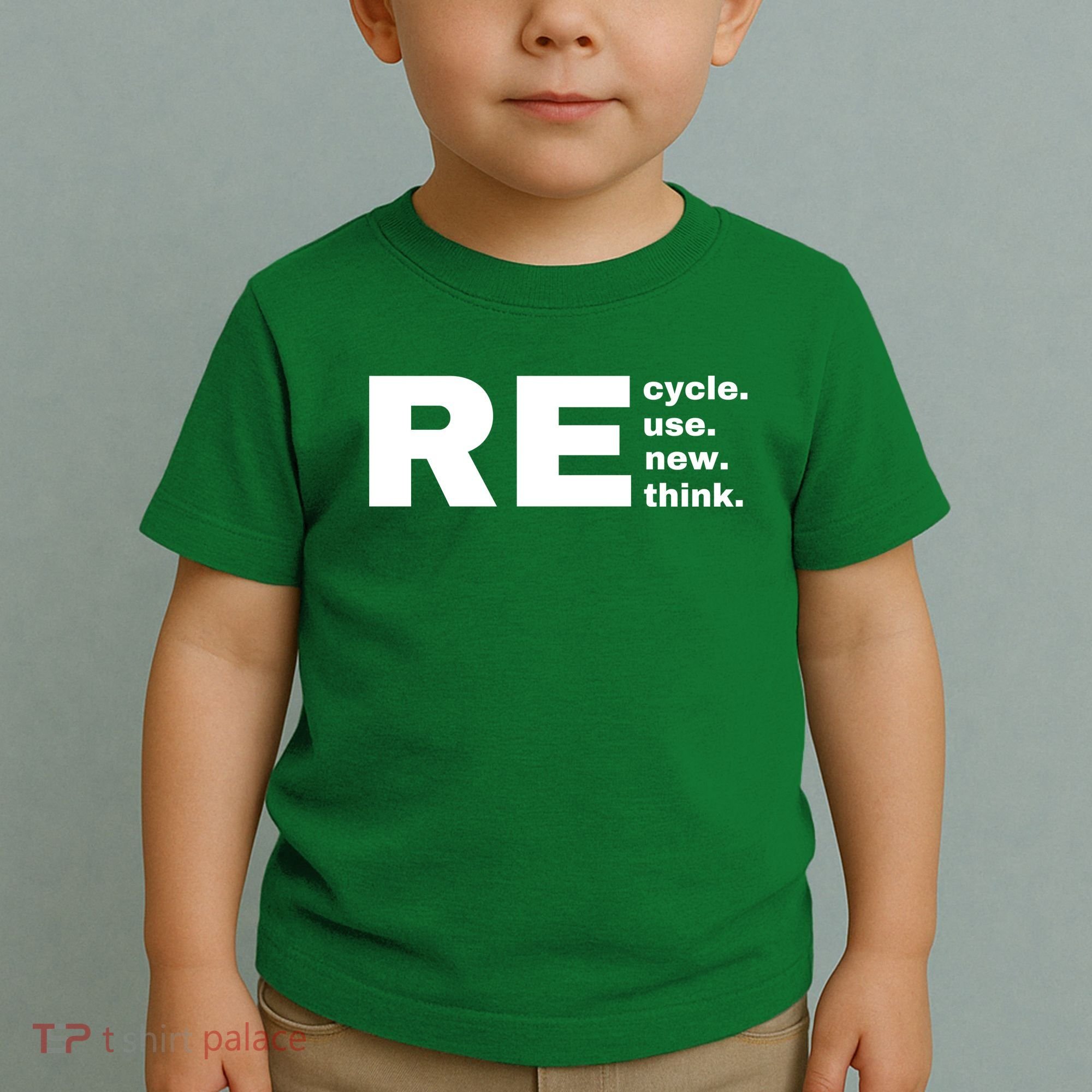 Recycle Reuse Renew Rethink Crisis Environmental Activism Earth Day Toddler T-Shirt