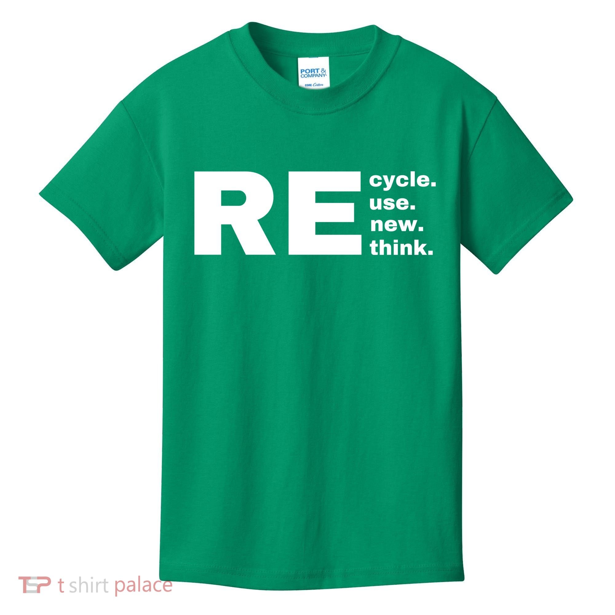 Recycle Reuse Renew Rethink Crisis Environmental Activism Earth Day Kids T-Shirt