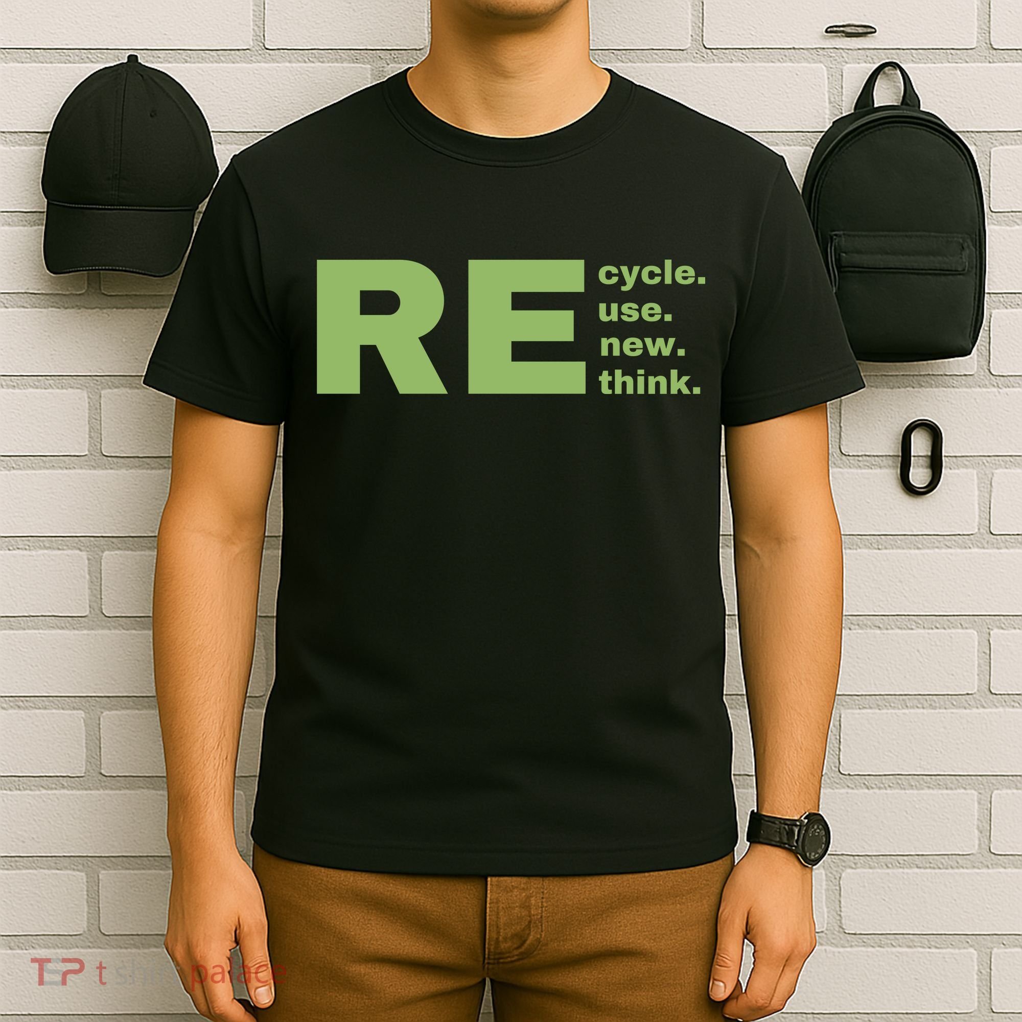 Recycle Reuse Renew Rethink Crisis Environmental Activism Earth Day T-Shirt
