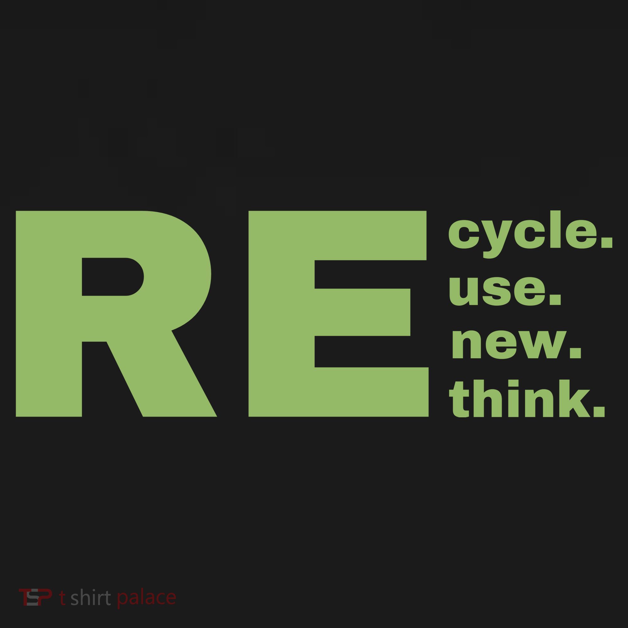 Recycle Reuse Renew Rethink Crisis Environmental Activism Earth Day Mousepad