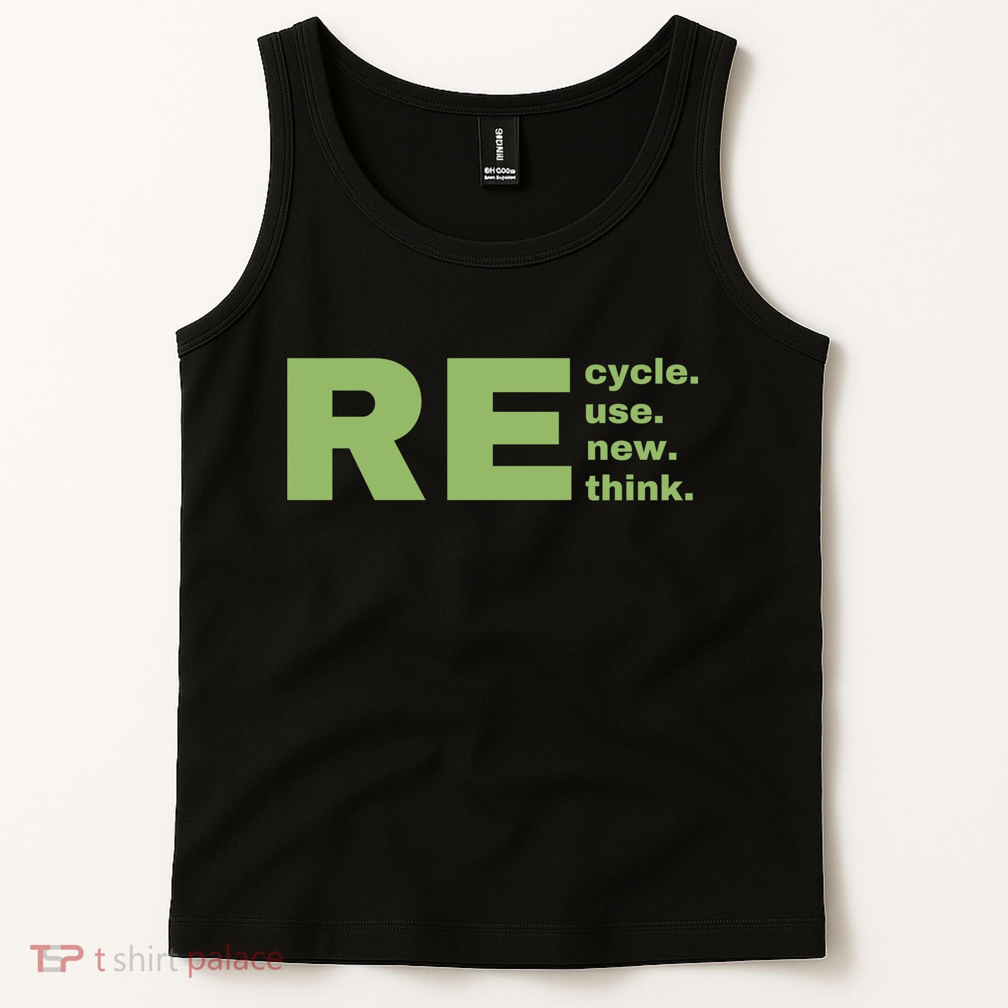 Recycle Reuse Renew Rethink Crisis Environmental Activism Earth Day Tank Top