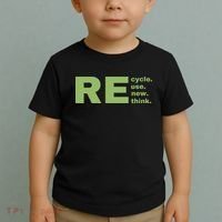 Recycle Reuse Renew Rethink Crisis Environmental Activism Earth Day Toddler T-Shirt thumb 2