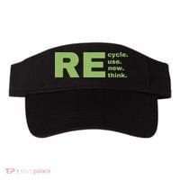 Recycle Reuse Renew Rethink Crisis Environmental Activism Earth Day Visor thumb 0