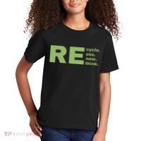 Recycle Reuse Renew Rethink Crisis Environmental Activism Earth Day Kids T-Shirt thumb 2