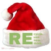 Recycle Reuse Renew Rethink Crisis Environmental Activism Earth Day Santa Hat thumb 0