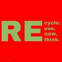 Recycle Reuse Renew Rethink Crisis Environmental Activism Earth Day Santa Hat thumb 1
