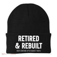 Retired & Rebuilt Retirement Beanie thumb 0