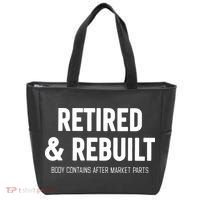Retired & Rebuilt Retirement Tote Bag thumb 0