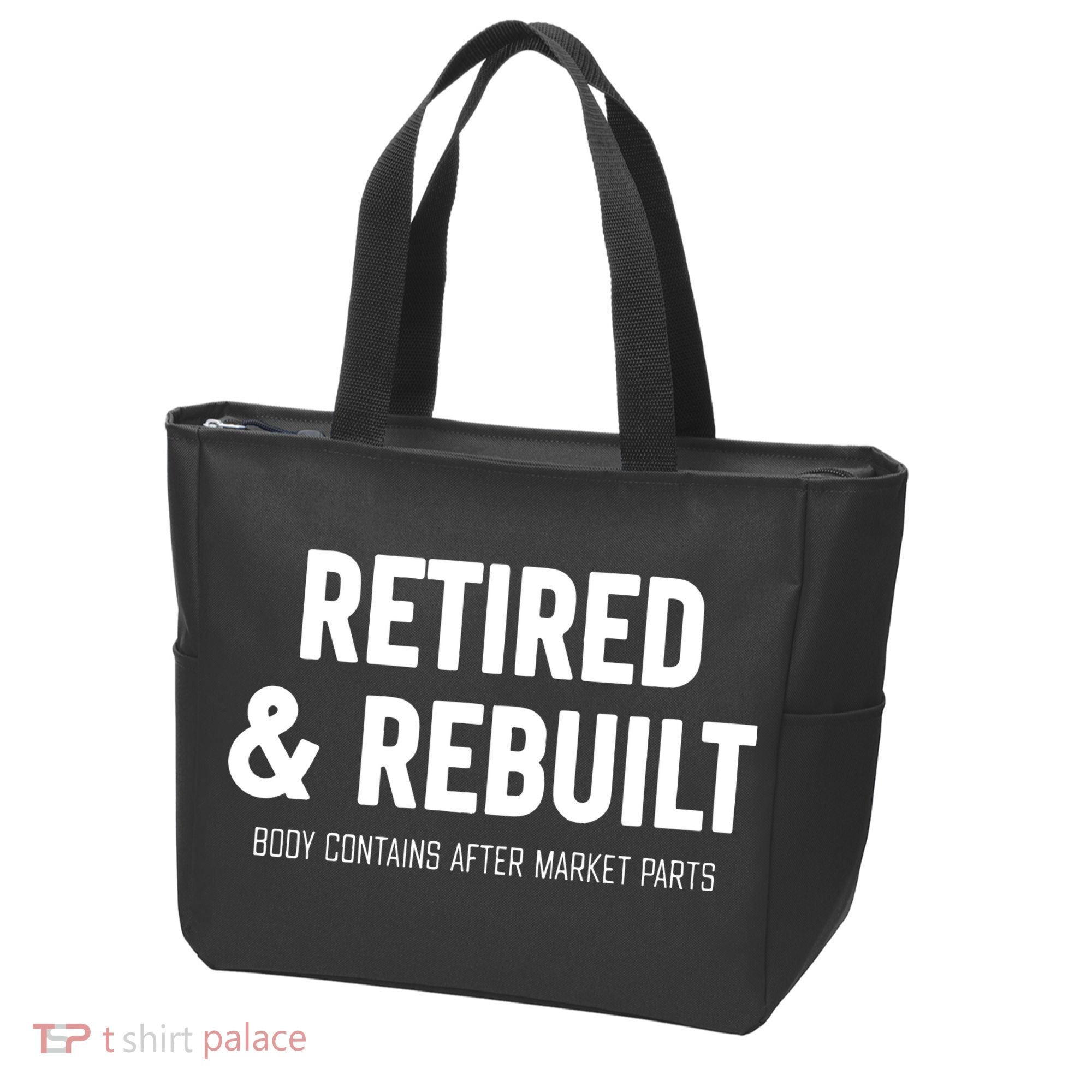 Retired & Rebuilt Retirement Tote Bag