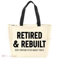 Retired & Rebuilt Retirement Tote Bag thumb 0