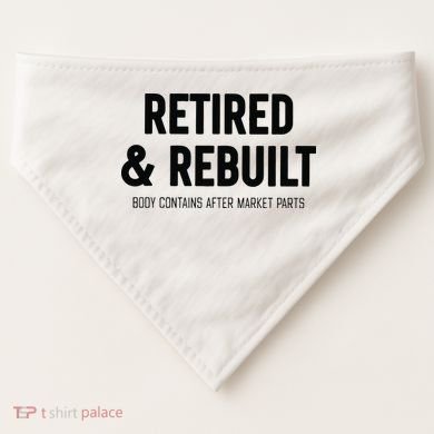 Retired & Rebuilt Retirement USA-Made Doggie Bandana