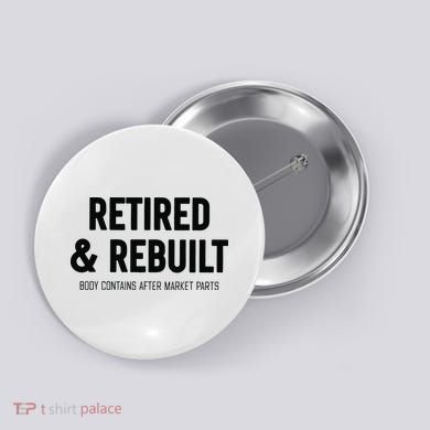 Retired & Rebuilt Retirement Button
