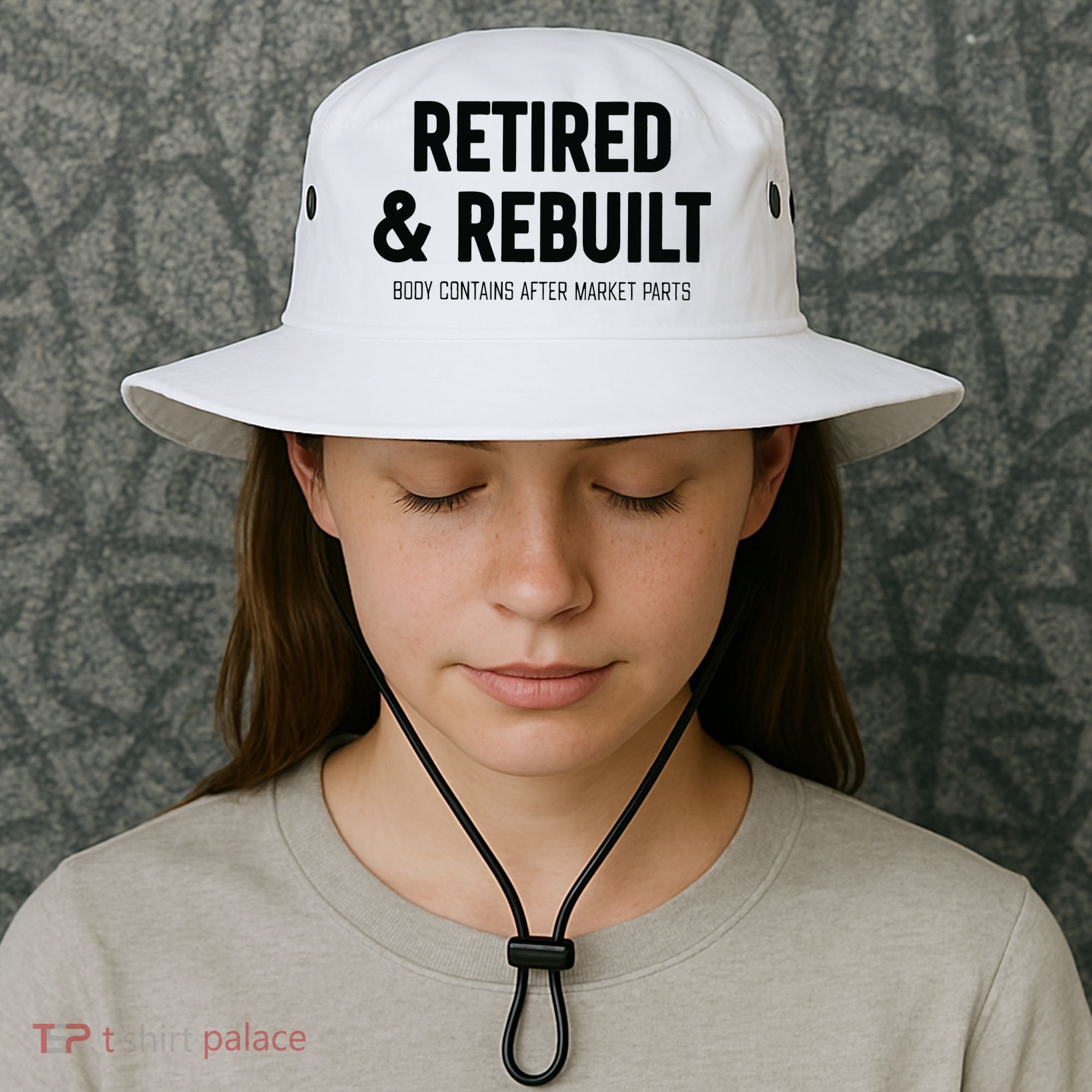 Retired & Rebuilt Retirement Bucket Hat