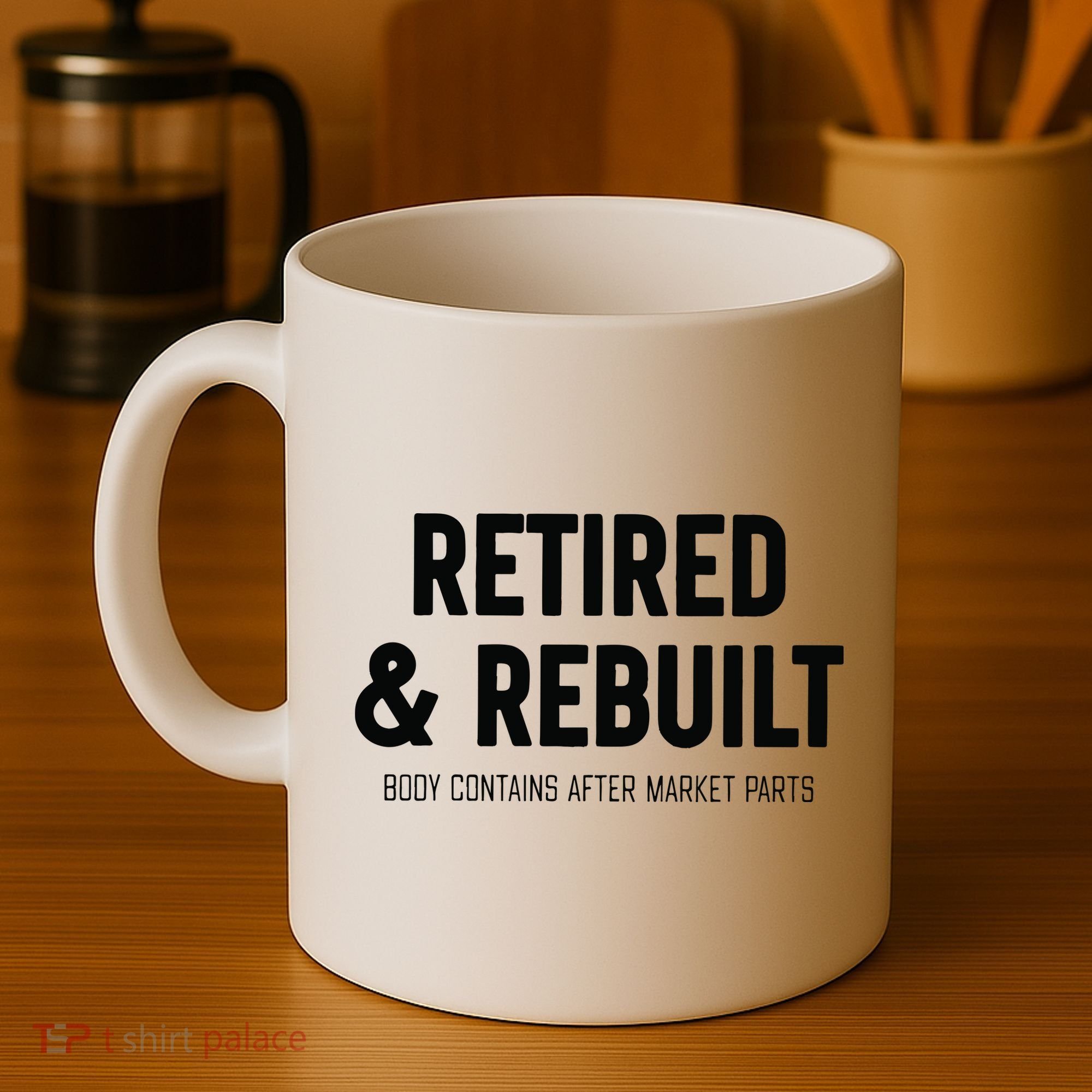 Retired & Rebuilt Retirement Coffee Mug