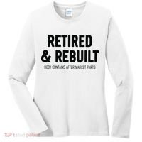 Retired & Rebuilt Retirement Women's Long Sleeve Shirt thumb 0