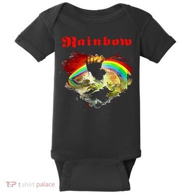 Rainbow Rising Ritchie Blackmore Rock Baby Bodysuit
